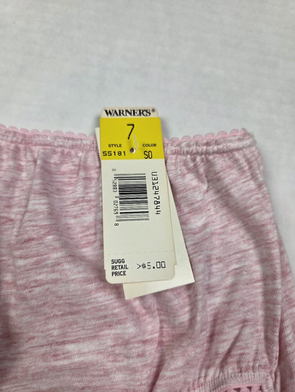 Warners 80s 90s Vintage Highwaist Pink Cotton Underwear - Picture 5 of 8